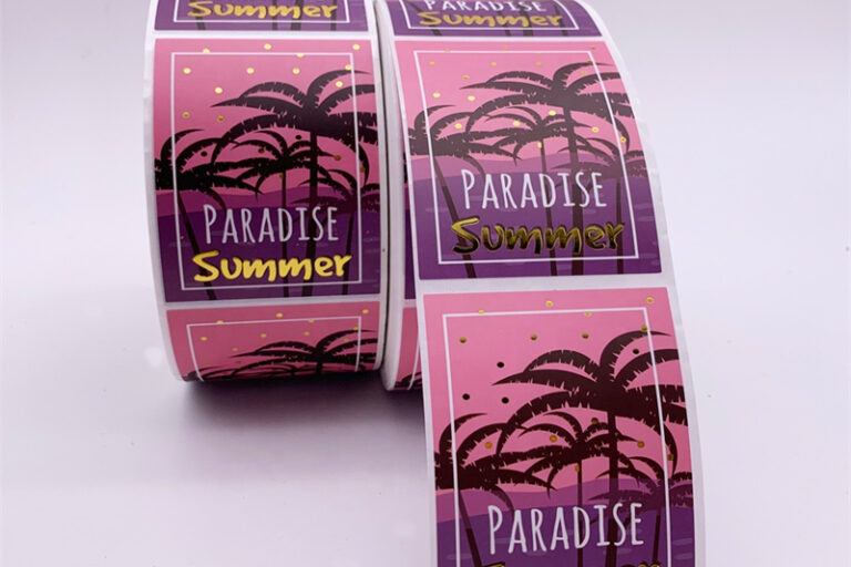 12 Embossed Foil Sticker roll (1)