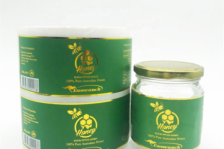 16 bee honey jar self adhesive labels (3)