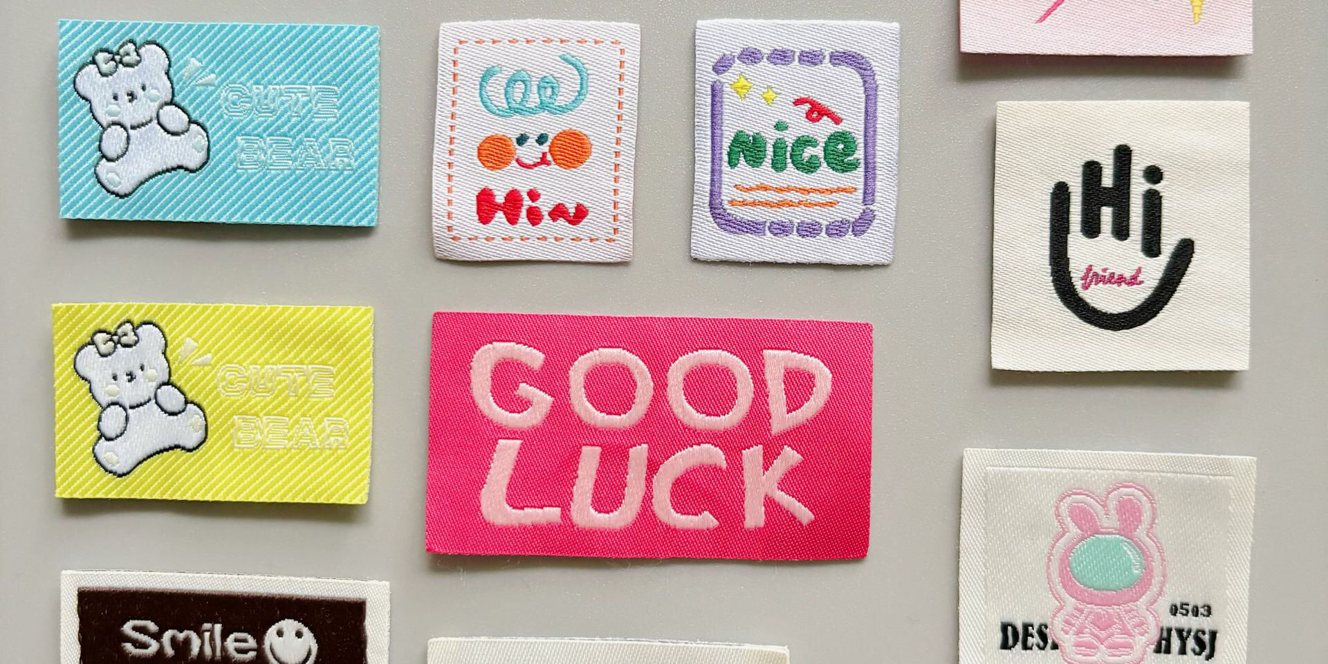 Fashion woven labels for modern apparel branding