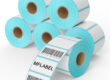 Bulk custom shipping barcode labels for logistics