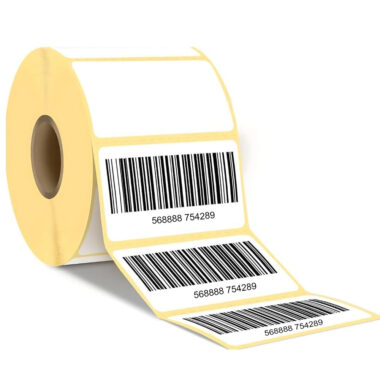 Bulk custom shipping barcode labels for logistics