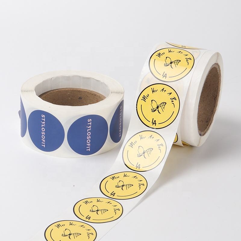 Custom waterproof sticker roll for cosmetic jars
