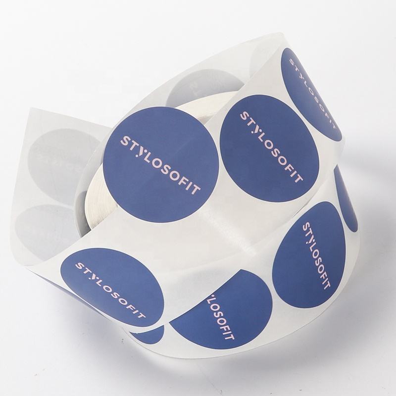 Custom waterproof sticker roll for cosmetic jars