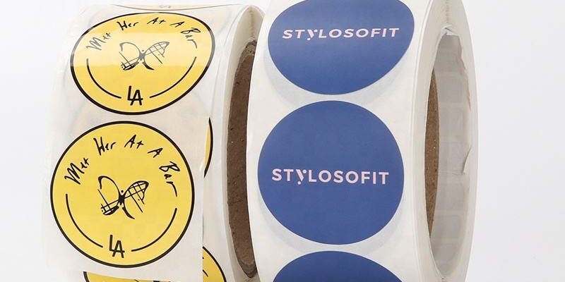 Cosmetic Jar Sticker Rolls Custom Waterproof Labels (7) Custom waterproof sticker roll for cosmetic jars