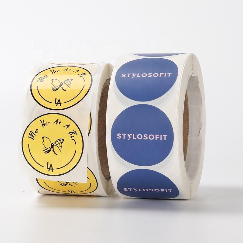 Custom waterproof sticker roll for cosmetic jars