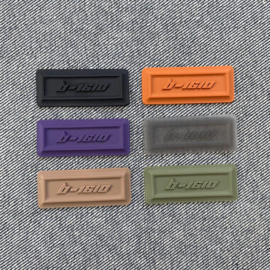 Custom PVC clothing label with personalized brand logo