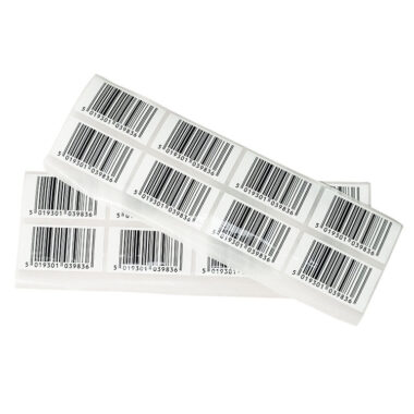 Custom waterproof barcode labels for retail and logistics