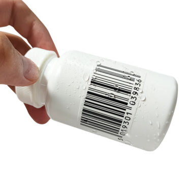 Custom waterproof barcode labels for retail and logistics
