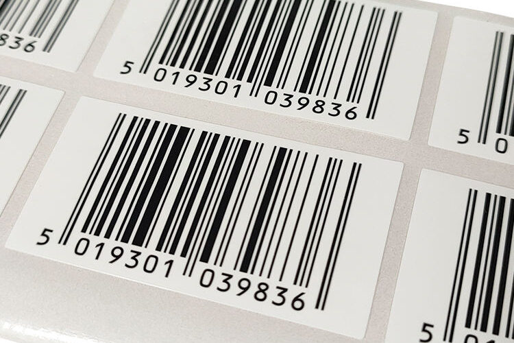 Custom waterproof barcode labels for retail and logistics