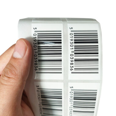 Custom waterproof barcode labels for retail and logistics
