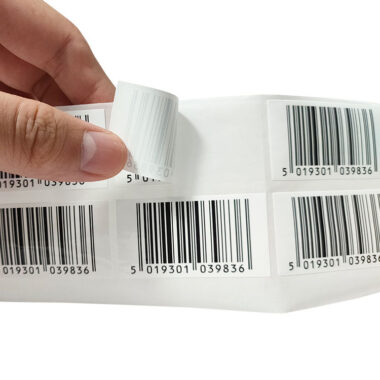 Custom waterproof barcode labels for retail and logistics
