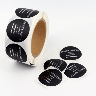 High-quality custom printed adhesive labels