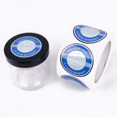 High-quality custom printed adhesive labels
