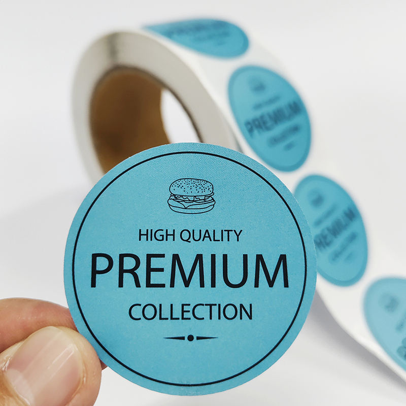 Factory direct waterproof round vinyl labels