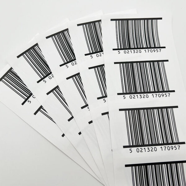 Custom waterproof barcode labels for logistics