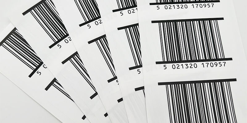 Custom waterproof barcode labels for logistics