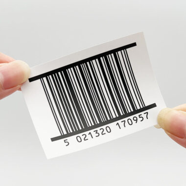 Custom waterproof barcode labels for logistics