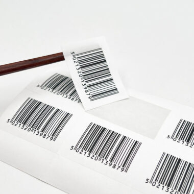 Custom waterproof barcode labels for logistics