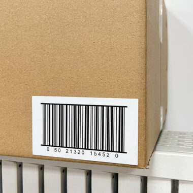 Custom waterproof barcode labels for logistics