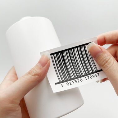 Custom waterproof barcode labels for logistics