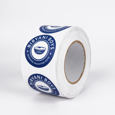 Custom waterproof adhesive labels for stickers