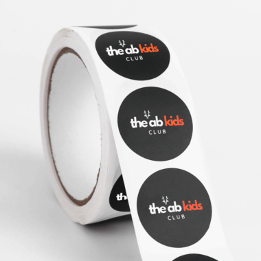 Custom waterproof adhesive labels for stickers
