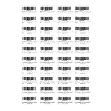 Wholesale custom waterproof barcode labels
