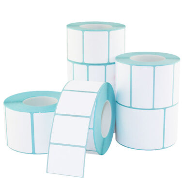 Wholesale self-adhesive label rolls in multiple sizes