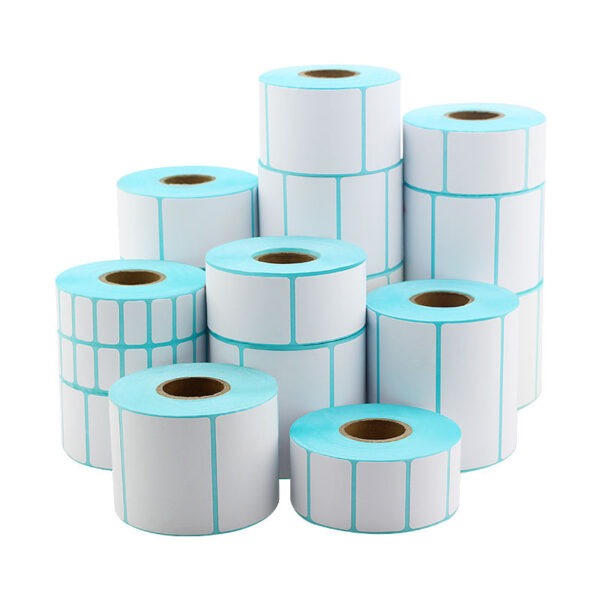 Wholesale self-adhesive label rolls in multiple sizes