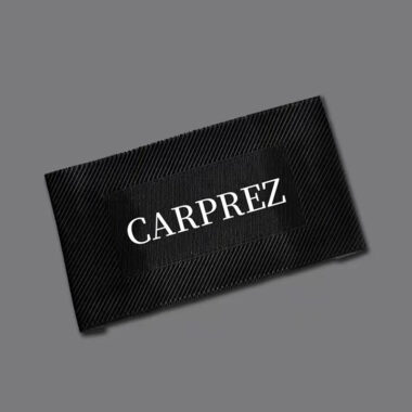 High-quality woven clothing label design for apparel