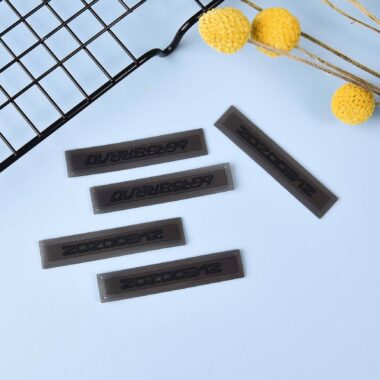 High-quality embossed PVC clothing labels factory direct