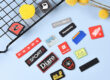 High-quality embossed PVC clothing labels factory direct