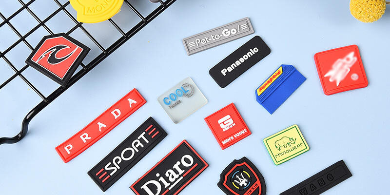 Factory Direct Embossed PVC Clothing Labels (7) High-quality embossed PVC clothing labels factory direct
