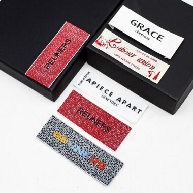 Fabric clothing label manufacturer with custom logo design