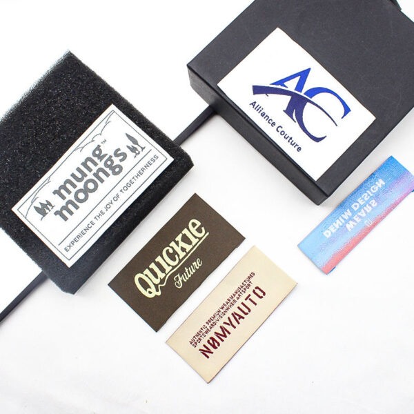 Fabric clothing label manufacturer with custom logo design