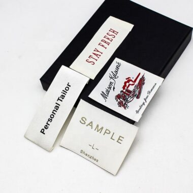 Fabric clothing label manufacturer with custom logo design