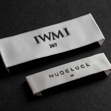 Woven clothing label supplier with private brand logo design