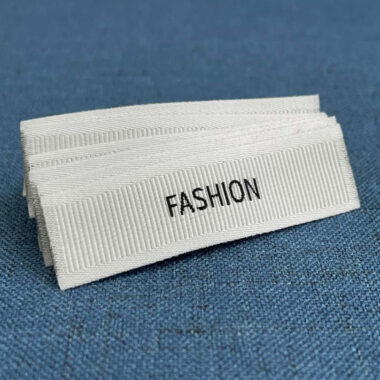 Custom logo clothing label for apparel branding