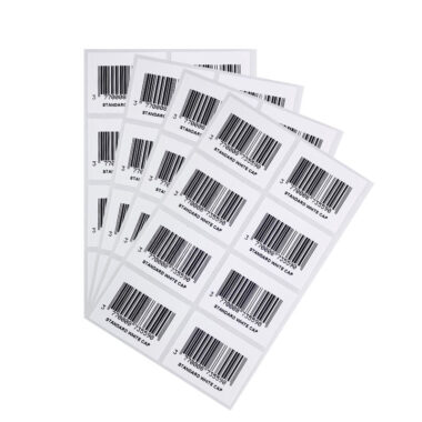 Custom printed barcode labels for retail and shipping
