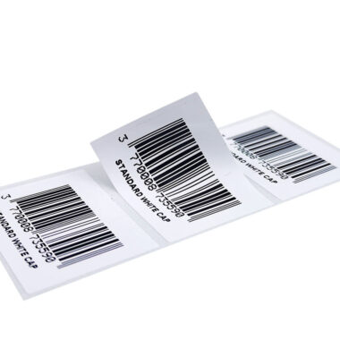 Custom printed barcode labels for retail and shipping