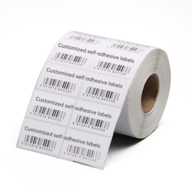 Custom printed barcode labels for retail and shipping