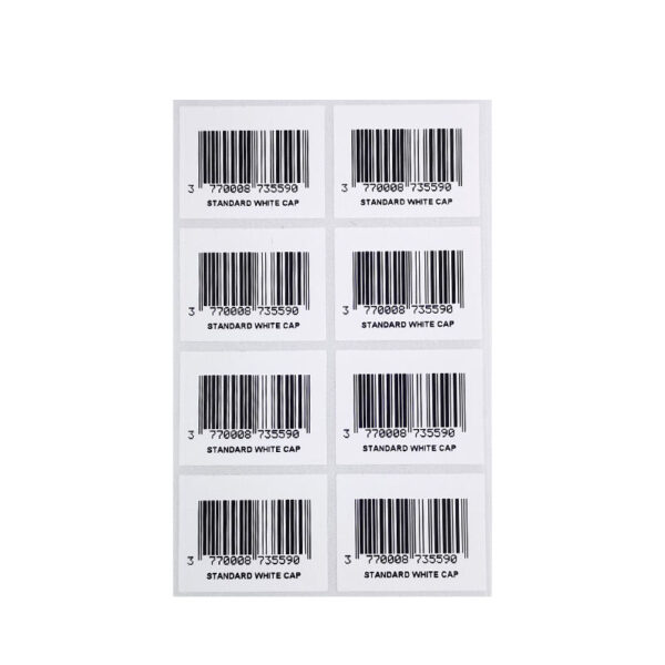 Custom printed barcode labels for retail and shipping