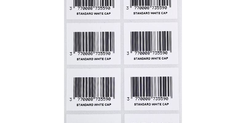 Custom printed barcode labels for retail and shipping