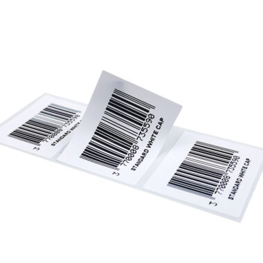 Custom printed barcode labels for retail and shipping