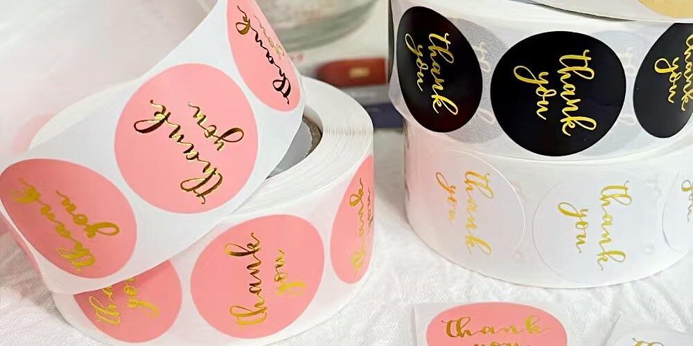 Round Sticker Roll Supplier Custom Printed Labels (6) Custom printed round sticker roll with strong adhesive