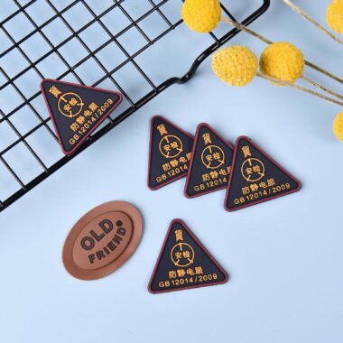 High-quality PVC clothing labels from supplier