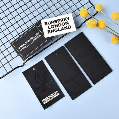 High-quality PVC clothing labels from supplier