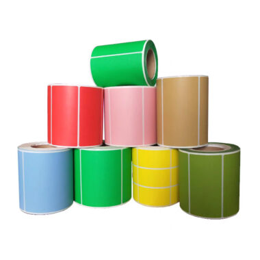 Factory direct durable self-adhesive labels in various colors