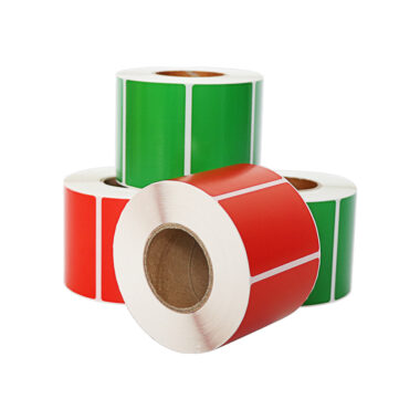 Factory direct durable self-adhesive labels in various colors