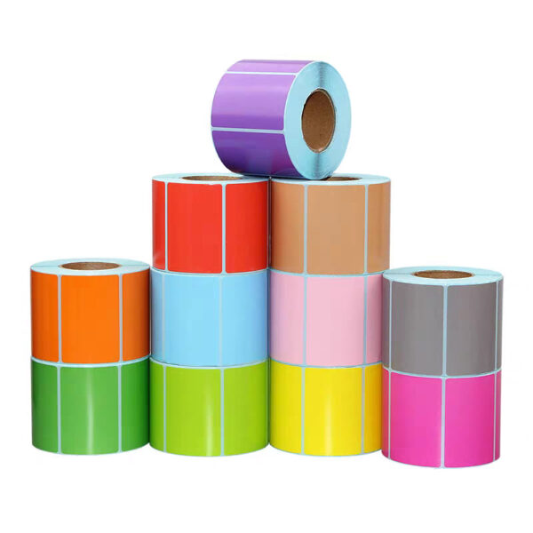 Factory direct durable self-adhesive labels in various colors